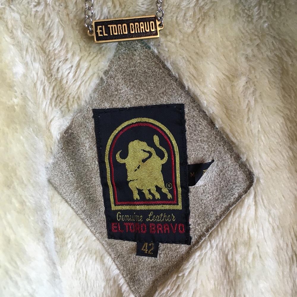 El Toro Bravo Genuine Leather Vintage Jacket 42 - Picture 7 of 8